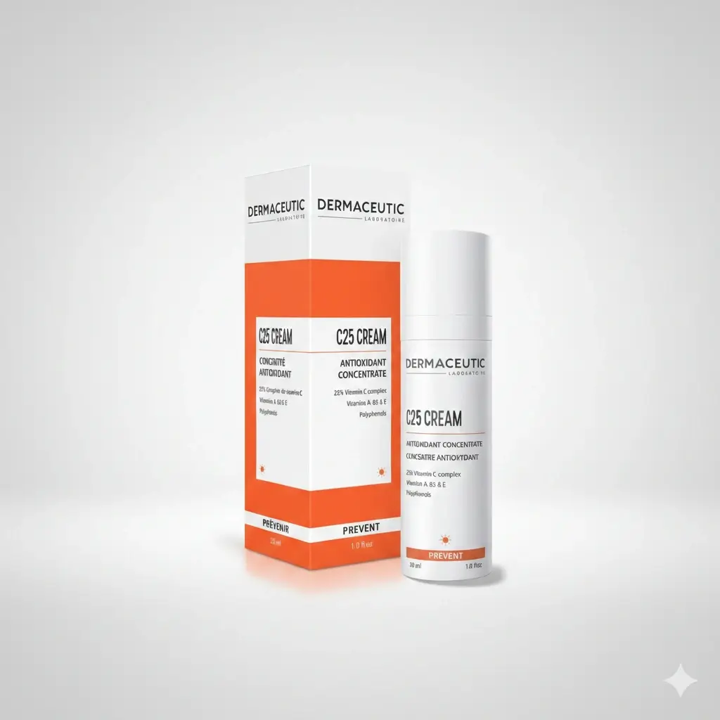 dermaceutic c25 vitamin c antioxidant brightening cream